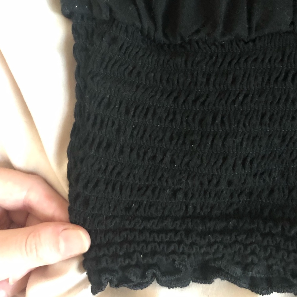 Black button down crop - Picture 4 of 4